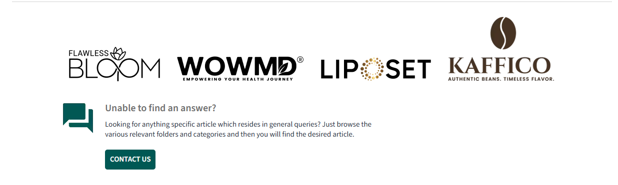 Supported health and wellness brands